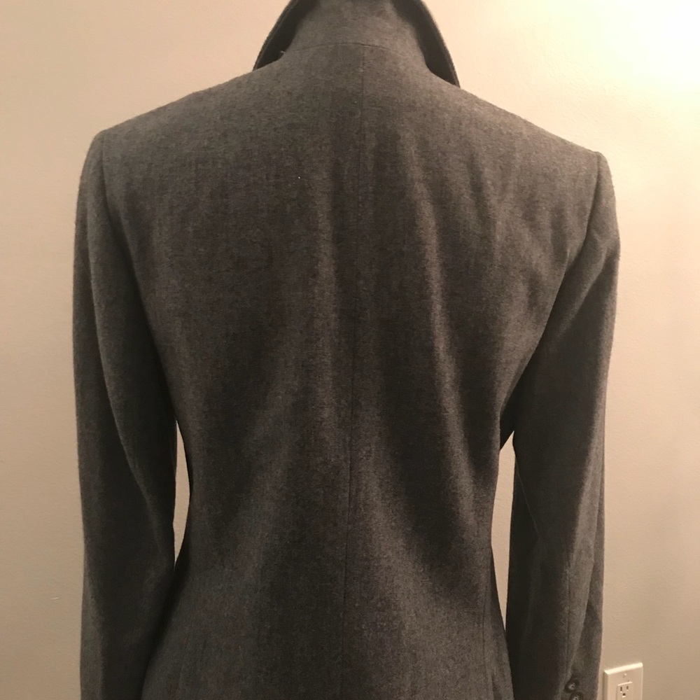 Pendleton 100% Wool Gray Blazer - image 2